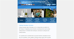 Desktop Screenshot of coating-inno.com